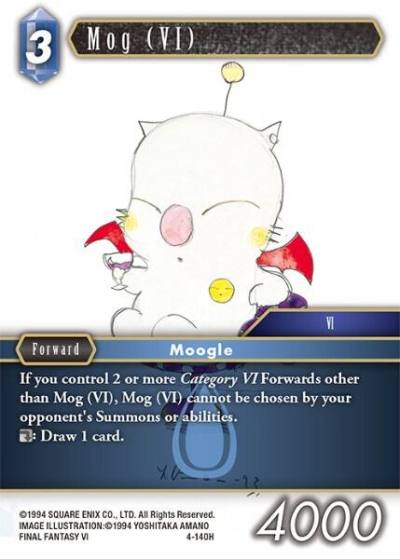 Mog VI 4-140H Opus IV Final Fantasy card
