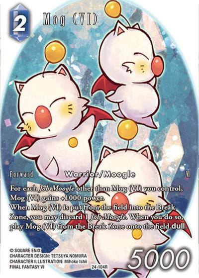 Mog VI Full Art 24-104R Hidden Legends Final Fantasy card