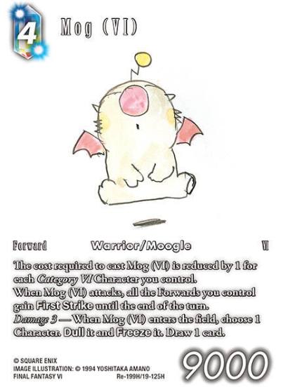 Mog VI Full Art Re-199H/19-125H Legacy Collection Final Fantasy card