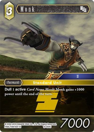 Monk 10-084C Opus X Final Fantasy card