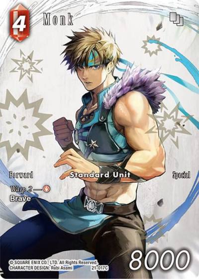 Monk Full Art 21-017C Beyond Destiny Final Fantasy card