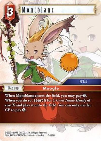 Montblanc 17-020R Rebellion's Call Final Fantasy card