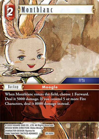 Montblanc 20-020C Dawn of Heroes Final Fantasy card