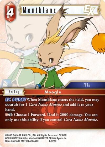 Montblanc EX 4-022R Opus IV Final Fantasy card