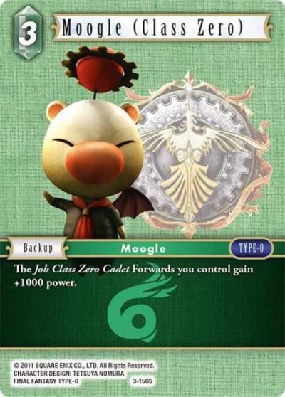 Moogle Class Zero Starter 3-150S Opus III Final Fantasy card