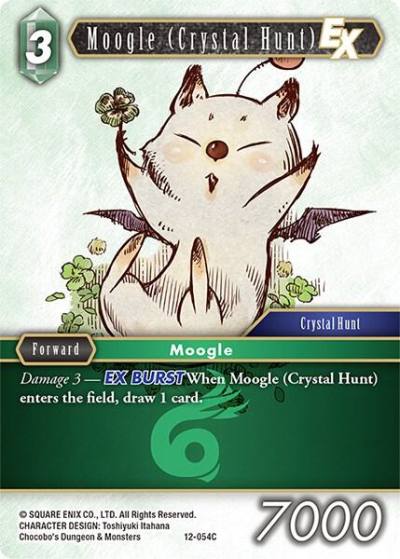 Moogle Crystal Hunt EX 12-054C Opus XII Final Fantasy card