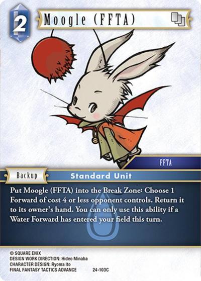 Moogle FFTA 24-103C Hidden Legends Final Fantasy card