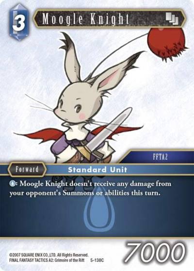 Moogle Knight 5-138C Opus V Final Fantasy card