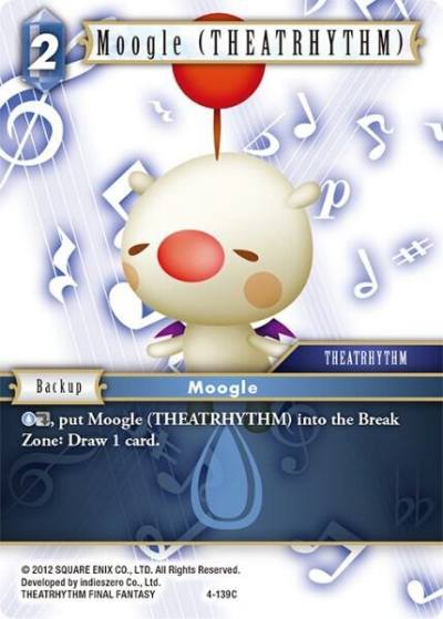 Moogle THEATRHYTHM 4-139C Opus IV Final Fantasy card