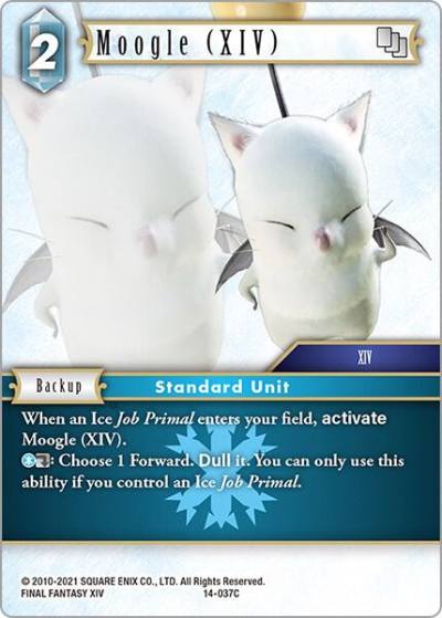 Moogle XIV 14-037C Opus XIV: Crystal Abyss Final Fantasy card