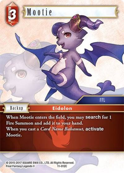 Mootie 11-012C Opus XI Final Fantasy card