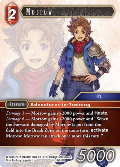 Morrow 11-013R Opus XI Final Fantasy card