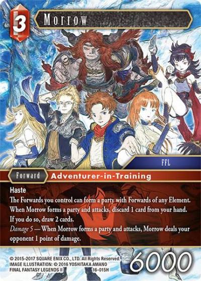 Morrow 16-015H Emissaries of Light Final Fantasy card