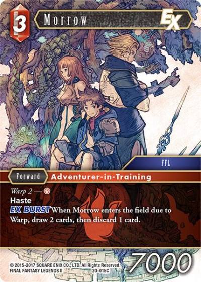 Morrow EX 20-015C Dawn of Heroes Final Fantasy card