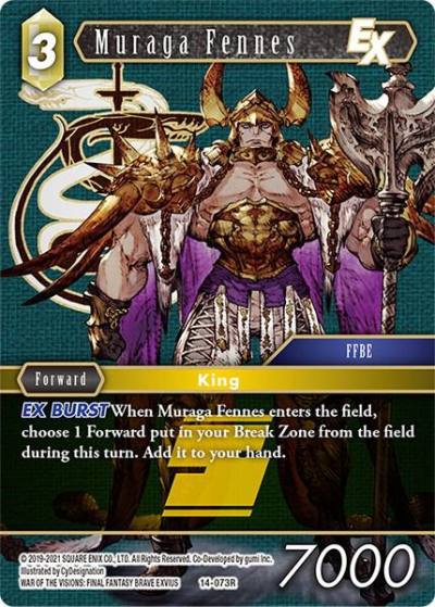 Muraga Fennes 14-073R Opus XIV: Crystal Abyss Final Fantasy card