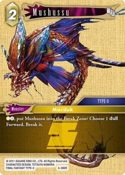 Mushussu 6-080R Opus VI Final Fantasy card