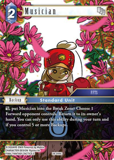 Musician 28-099C Dreamlike Oceans Final Fantasy card