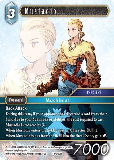 Mustadio 16-040R Emissaries of Light Final Fantasy card