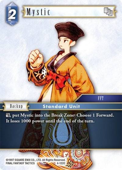Mystic 4-122C Opus IV Final Fantasy card