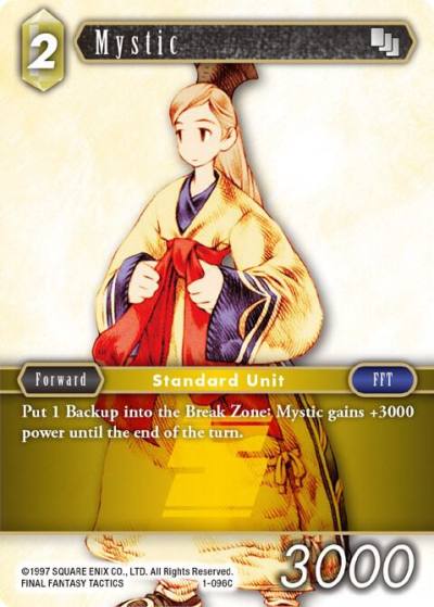 Mystic Female Unit 1-096C Opus I Final Fantasy card