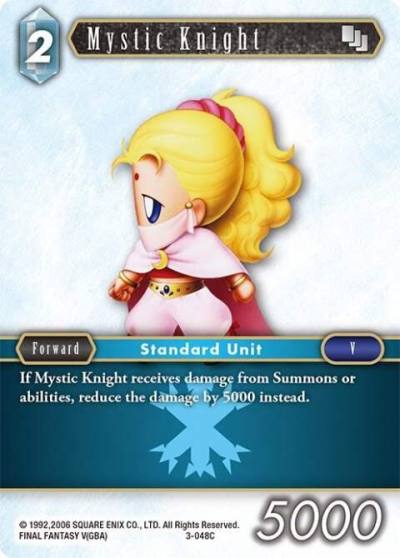 Mystic Knight 3-048C Opus III Final Fantasy card