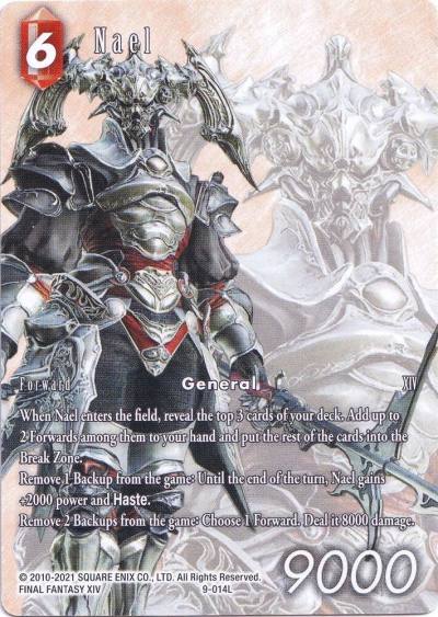Nael Full Art 9-014L Deck Exclusive Cards Final Fantasy card