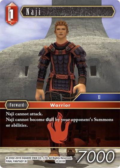 Naji 10-011R Opus X Final Fantasy card
