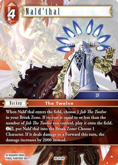 Naldthal 26-012H Gunslinger in the abyss Final Fantasy card