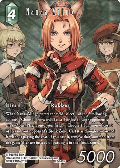 Nanaa Mihgo Full Art 22-048H Hidden Hope Final Fantasy card