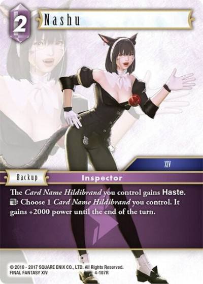 Nashu 4-107R Opus IV Final Fantasy card