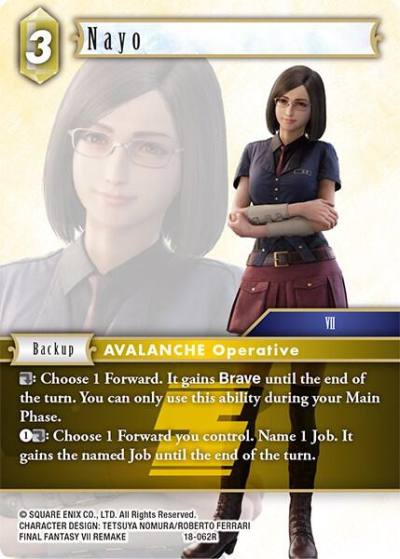 Nayo 18-062R Resurgence of Power Final Fantasy card