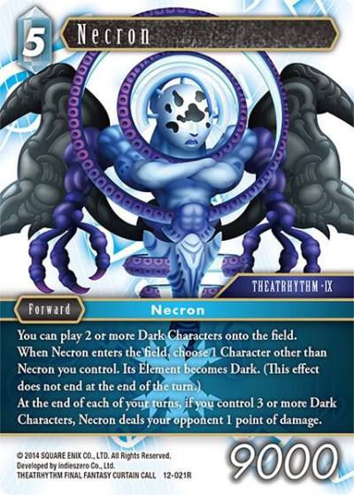 Necron 12-021R Opus XII Final Fantasy card