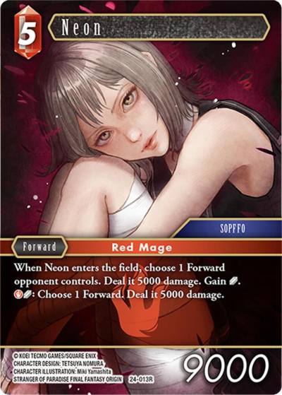 Neon 24-013R Hidden Legends Final Fantasy card