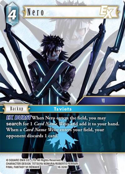 Nero EX 18-028C Resurgence of Power Final Fantasy card