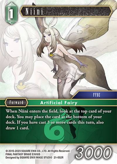 Niini 21-052R Beyond Destiny Final Fantasy card