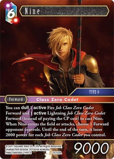 Nine 13-123L Opus XIII: Crystal Radiance Final Fantasy card