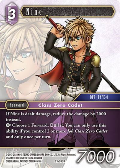 Nine 21-096R Beyond Destiny Final Fantasy card