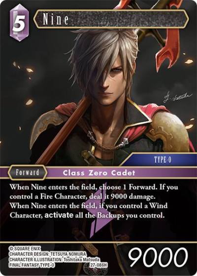 Nine 27-086H Journey of discovery Final Fantasy card