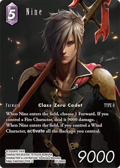 Nine Full Art 27-086H Journey of discovery Final Fantasy card