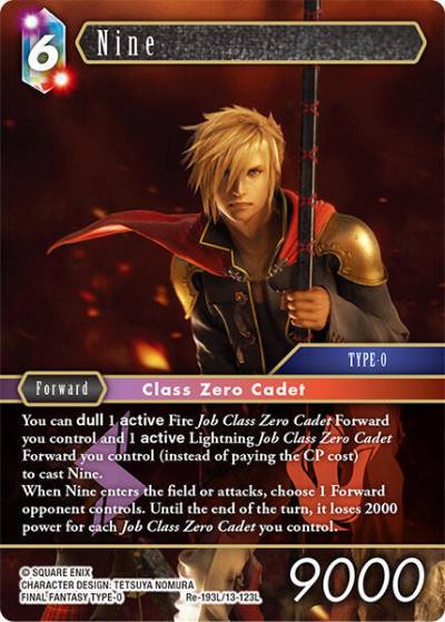 Nine Re-193L/13-123L Legacy Collection Final Fantasy card