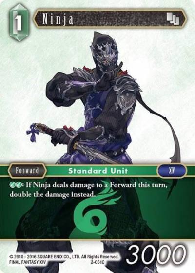 Ninja 2-061C Opus II Final Fantasy card