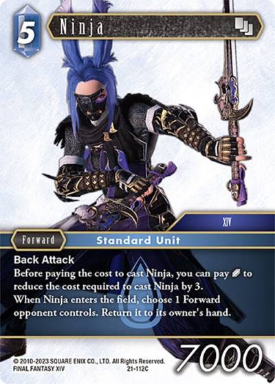 Ninja 21-112C Beyond Destiny Final Fantasy card