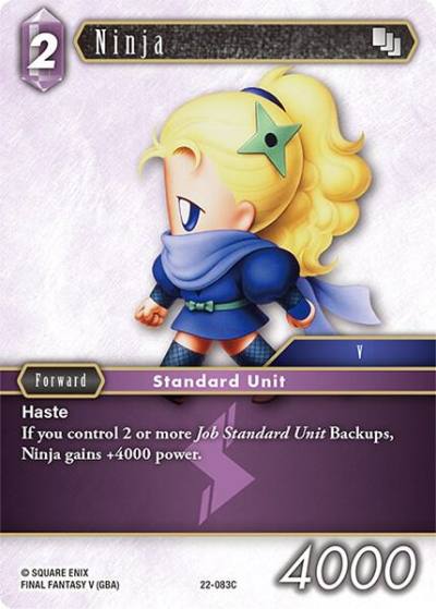 Ninja 22-083C Hidden Hope Final Fantasy card