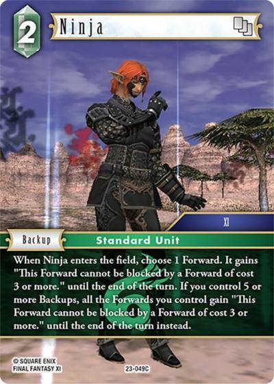 Ninja 23-049C Hidden Trials Final Fantasy card