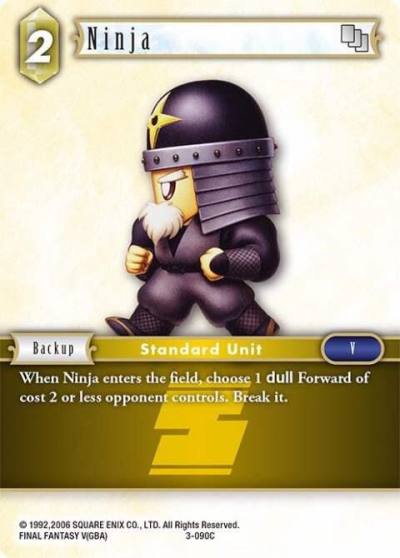 Ninja 3-090C Opus III Final Fantasy card