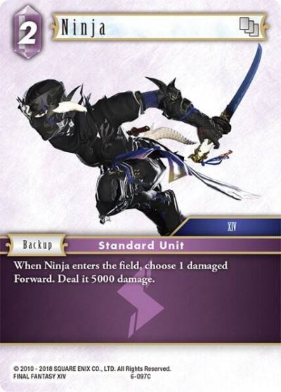 Ninja 6-097C Opus VI Final Fantasy card