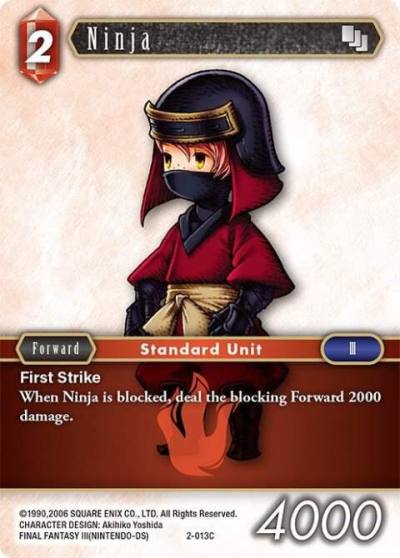 Ninja Arc 2-013C Opus II Final Fantasy card