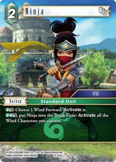 Ninja FFEX 12-050C Opus XII Final Fantasy card