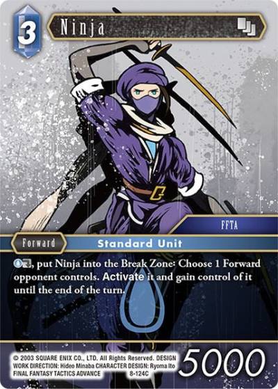 Ninja FFTA 8-124C Opus VIII Final Fantasy card