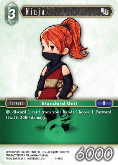 Ninja Refia 1-078C Opus I Final Fantasy card